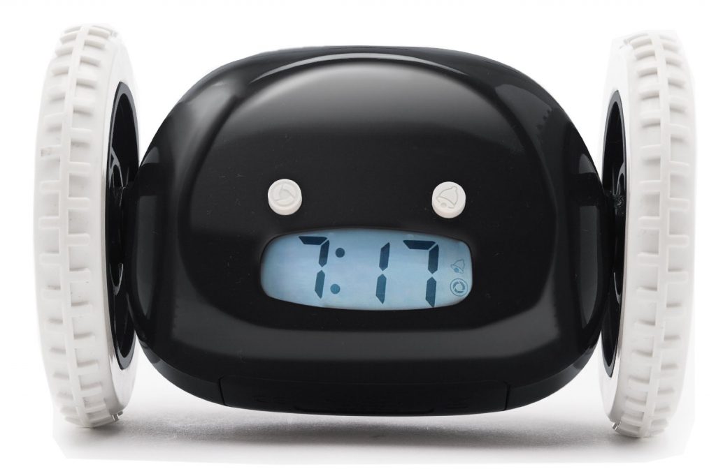 Alarm Clocks: Clocky Alarm Clock on Wheels by Nanda Home