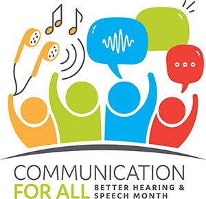 Better Hearing & Speech Month Logo