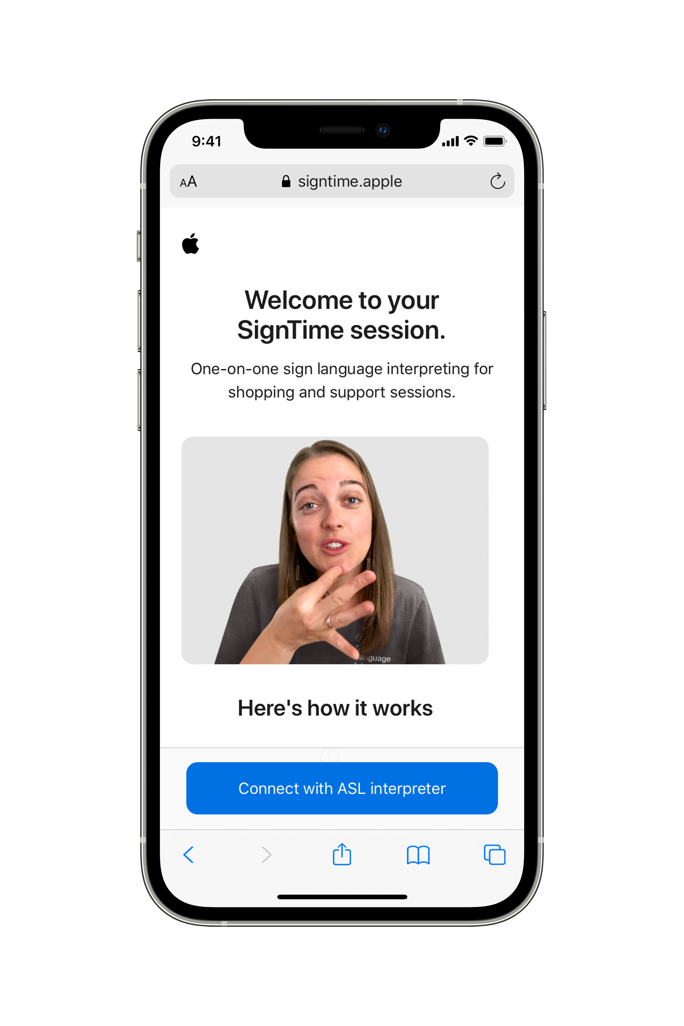 Apple introduces SignTime, new features for people with disabilities